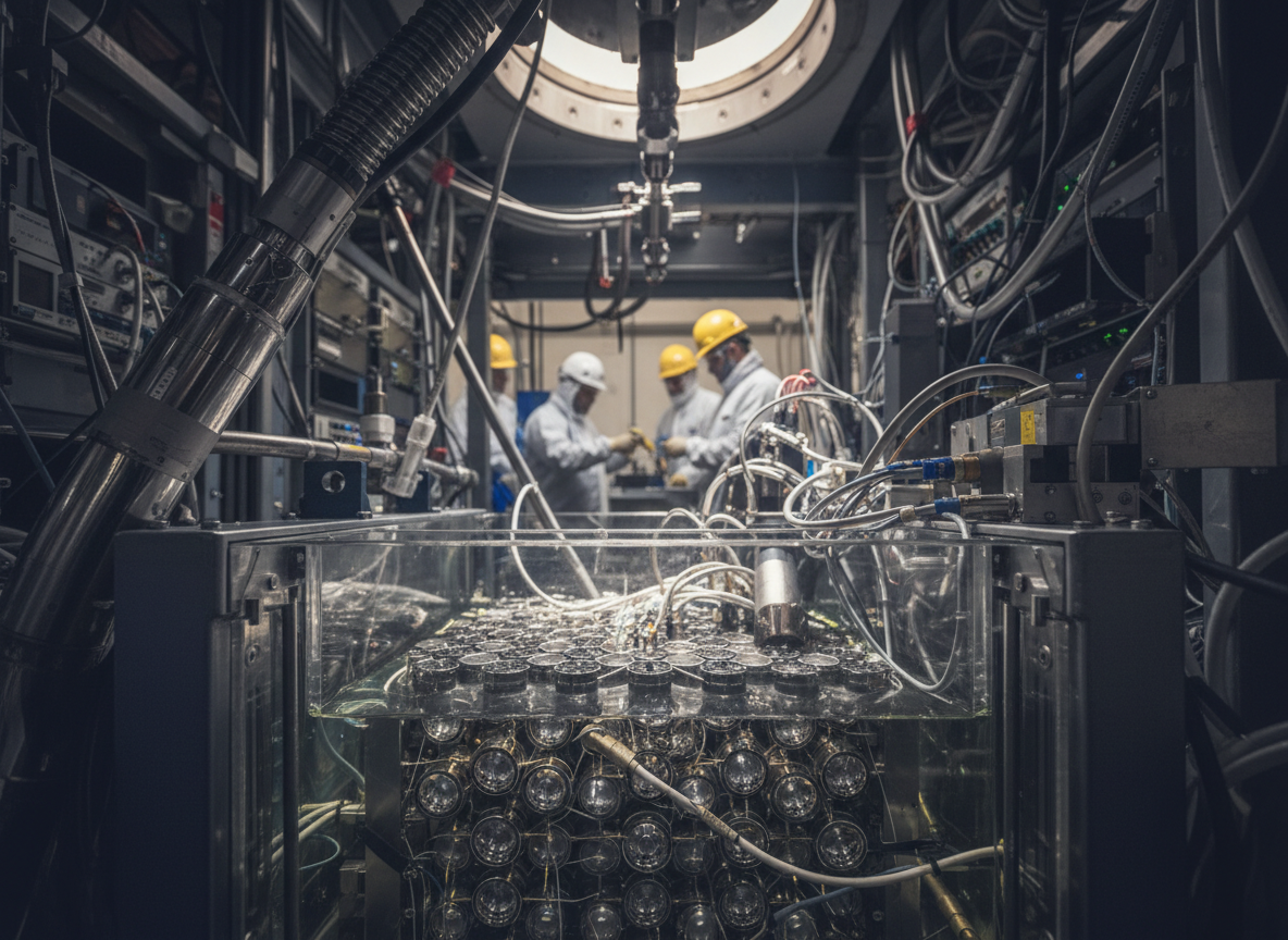 Instrumentation de détecteur au xénon liquide et photomultiplicateurs en laboratoire souterrain